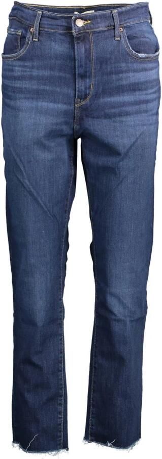 Levi's Blauwe Katoenen 5-Pocket Jeans met Logo Blue Dames - Foto 2