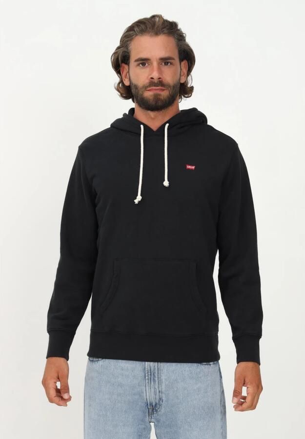 Levi's Hoodie Sweatshirt Klassiek Zacht Comfortabel Casual Black Heren - Foto 8