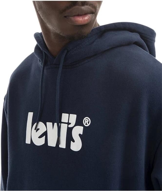 Levi's Hoodie LE T2 RELAXED GRAPHIC PO met gekleurde logoprint - Foto 5