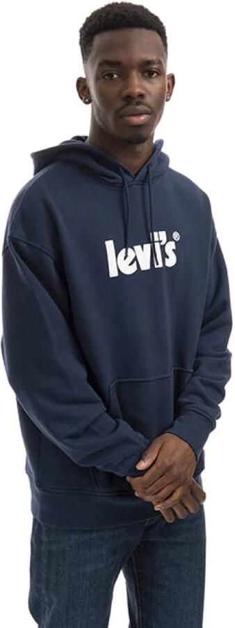 Levi's Hoodie LE T2 RELAXED GRAPHIC PO met gekleurde logoprint - Foto 8