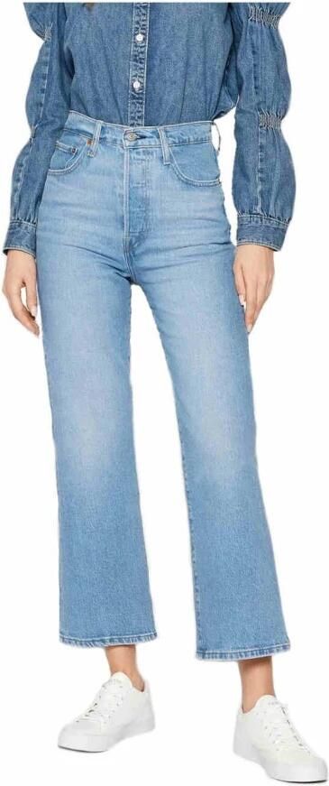 Levi's Bootcut high waist jeans met stretch model 'Ribcage' 'Water