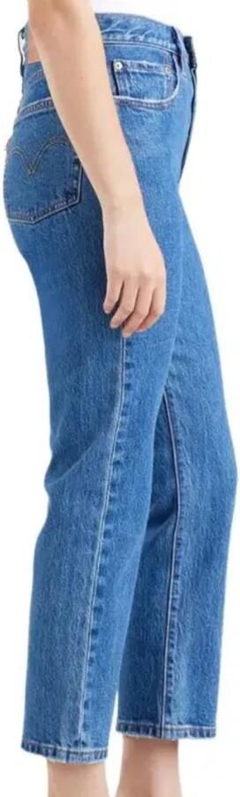 Levi's Regular fit jeans met riemlussen model '501 CROP JAZZ POP' - Foto 17