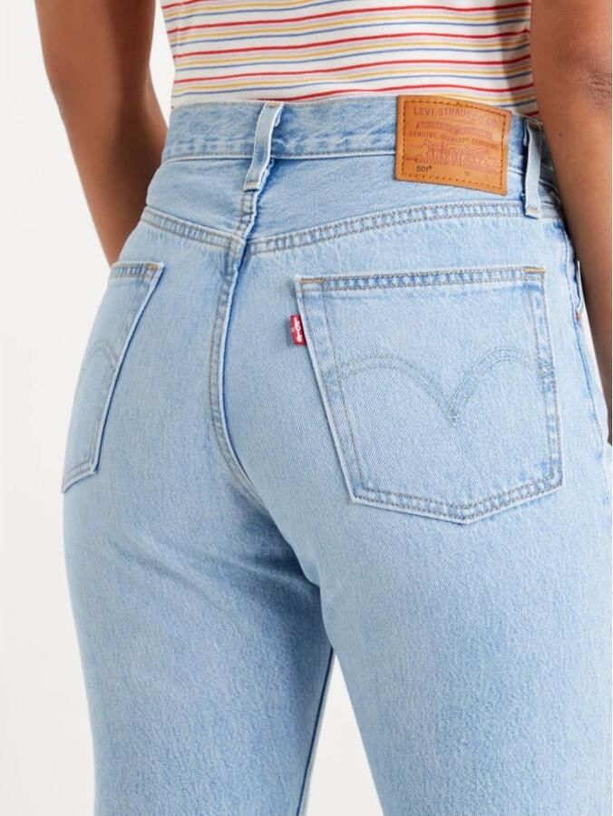 Levi's Blauwe Katoenen 5-Pocket Jeans voor Vrouwen Blue Dames - Foto 2