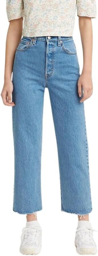 Levi's ribcage high waist straight fit jeans jazz wave - Foto 2
