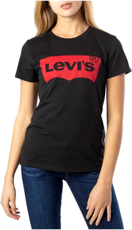 Levi's Zwart Print T-shirt voor Dames Black Dames - Foto 10