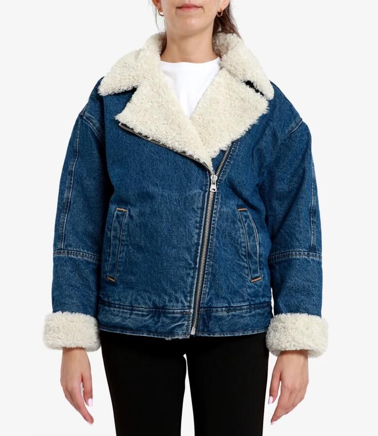Levi's Sherpa Flight Jacket Blue Dames - Foto 2