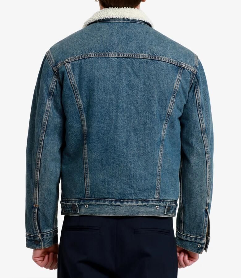 Levi's Blauwe Katoenen Blazer met Lange Mouwen en Automatische Knopen Blue Heren - Foto 3