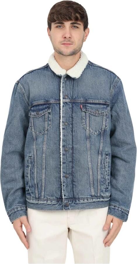 Levi's Blauwe Katoenen Blazer met Lange Mouwen en Automatische Knopen Blue Heren - Foto 11