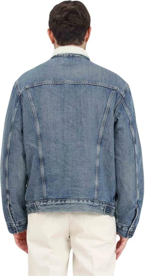 Levi's Blauwe Katoenen Blazer met Lange Mouwen en Automatische Knopen Blue Heren - Foto 10