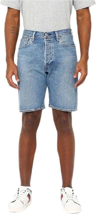 Levi's Korte regular fit jeans in 5-pocketmodel model '501' - Foto 7