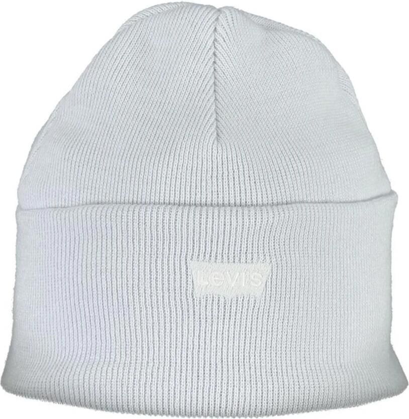 Levi's Blauwe Acryl Hoeden & Mutsen Geborduurd Logo Blue Unisex