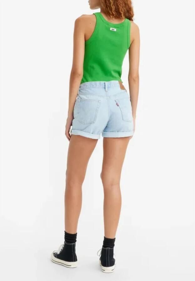 Levi's Lichtblauwe Denim Shorts met Ritssluiting en Knoopsluiting Blue Dames - Foto 3