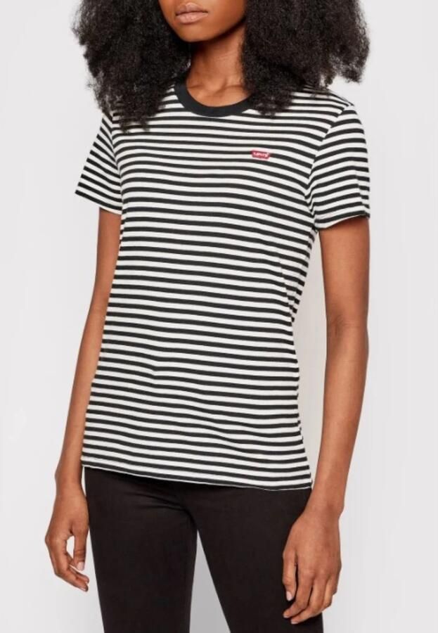 Levi's Gestreept T-shirt met Housemark Logo voor Dames Multicolor Dames - Foto 11