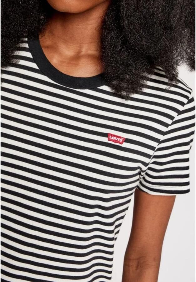 Levi's Gestreept T-shirt met Housemark Logo voor Dames Multicolor Dames - Foto 10