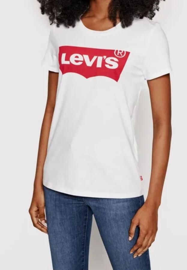 Levi's Grafisch T-shirt Lente Zomer Collectie White Dames - Foto 14