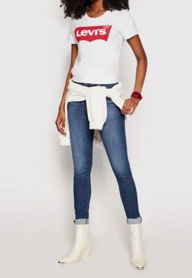 Levi's Grafisch T-shirt Lente Zomer Collectie White Dames - Foto 15