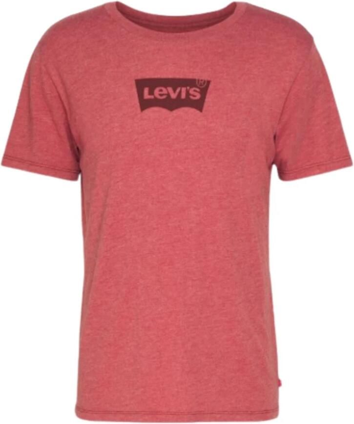 Levi's Heren Grafische Crewneck T-shirt Red Heren - Foto 4