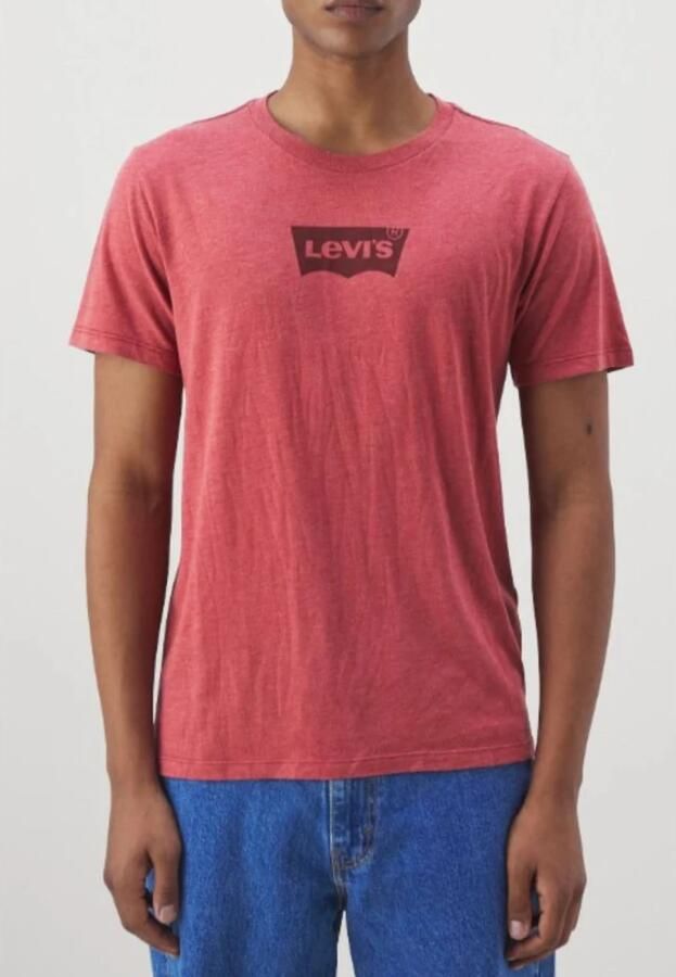 Levi's Heren Grafische Crewneck T-shirt Red Heren - Foto 2