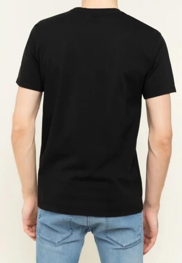 Levi's Iconisch Katoenen T-Shirt Zwart Rechte Pasvorm Korte Mouwen Black Heren - Foto 9