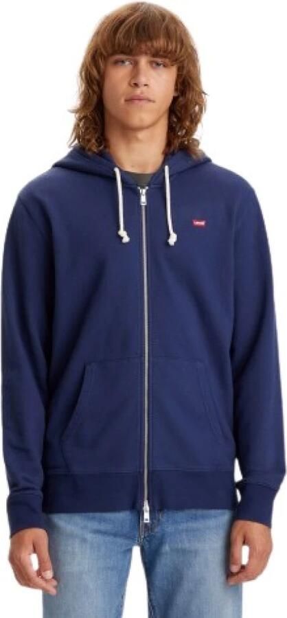 Levi's Capuchonsweatvest NEW ORIGINAL ZIP UP met logo-borduring en kangoeroezak - Foto 16