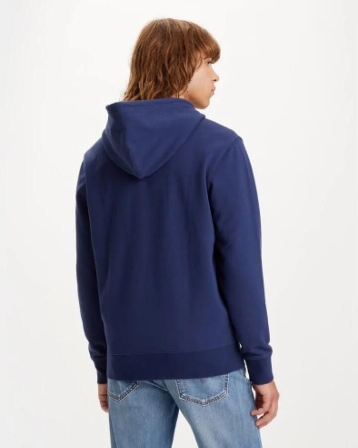 Levi's Capuchonsweatvest NEW ORIGINAL ZIP UP met logo-borduring en kangoeroezak - Foto 3