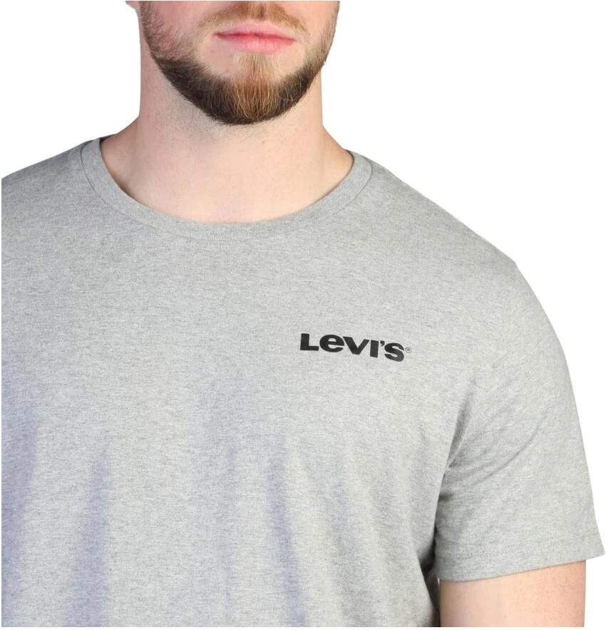 Levi's Heren T-shirt met korte mouwen en ronde hals Gray Heren