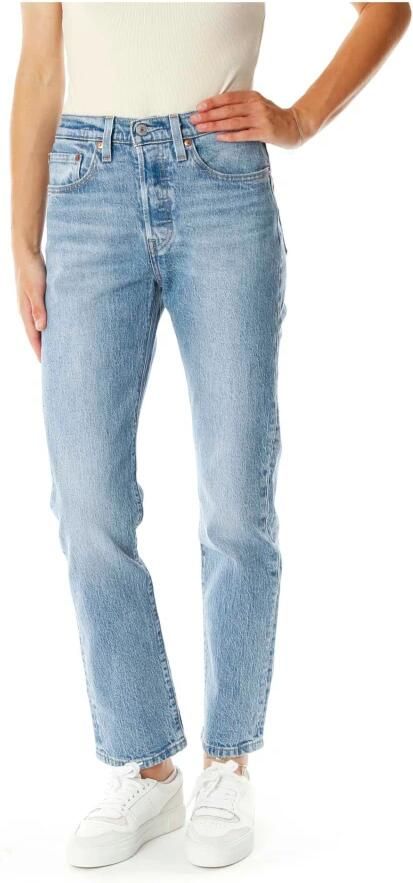 Levi's 300 Jeans met labelpatch van leer model '501 JEANS FOR WOMEN' Model '501 JEANS' - Foto 13