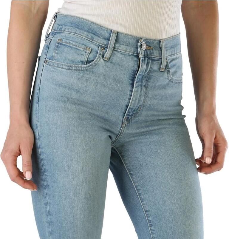 Levi's 724 high waist straight fit jeans light indigo worn in - Foto 2