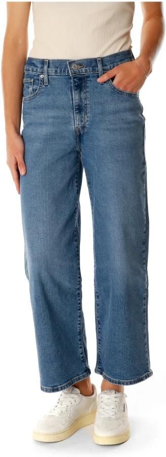Levi's 300 High rise wide leg jeans met verkort model - Foto 9