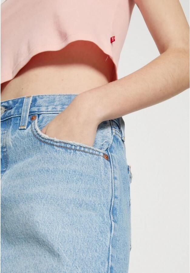 Levi's Jeans rok ICON SKIRT met used-effecten en rafelige randen - Foto 4