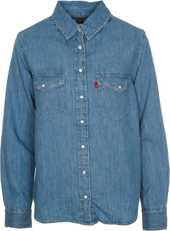Levi's Jeans blouse ESSENTIAL WESTERN met borstzakken met drukknopen - Foto 4