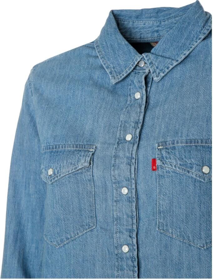 Levi's Jeans blouse ESSENTIAL WESTERN met borstzakken met drukknopen - Foto 2
