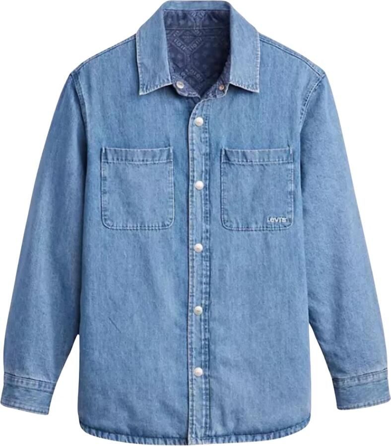 Levi's Overhemd Lange Mouw Levis Bryant padded rev oversh greenpoint ligh