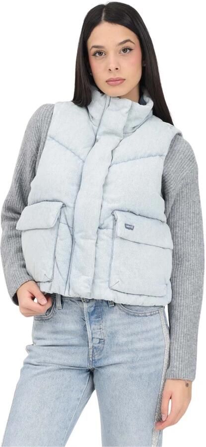 Levi's Bodywarmer met klepzakken model 'WESTERN BUBBLE' - Foto 3