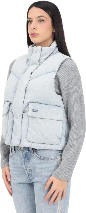 Levi's Bodywarmer met klepzakken model 'WESTERN BUBBLE' - Foto 2