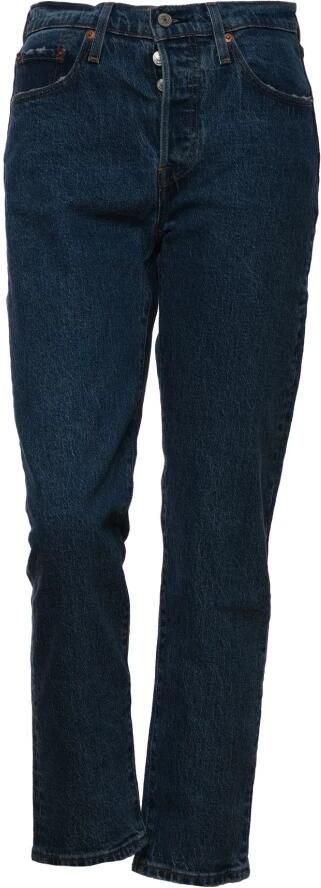 Levi's Regular fit jeans met riemlussen model '501 CROP JAZZ POP' - Foto 14