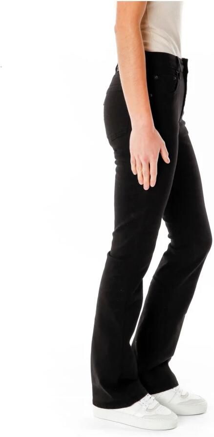 Levi's Zwarte Jeans Rechte Snit met Knoopsluiting Black Dames - Foto 5