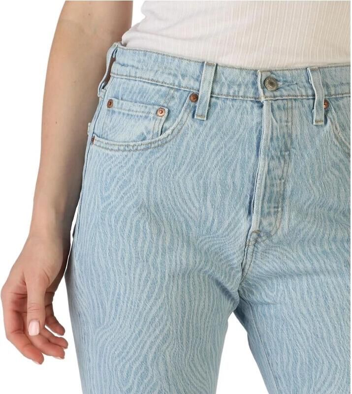 Levi's Dames Jeans met knoopsluiting Blue Dames - Foto 2