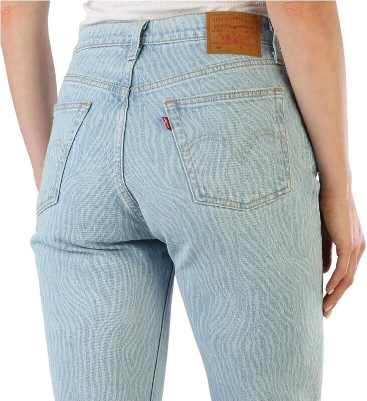 Levi's Dames Jeans met knoopsluiting Blue Dames