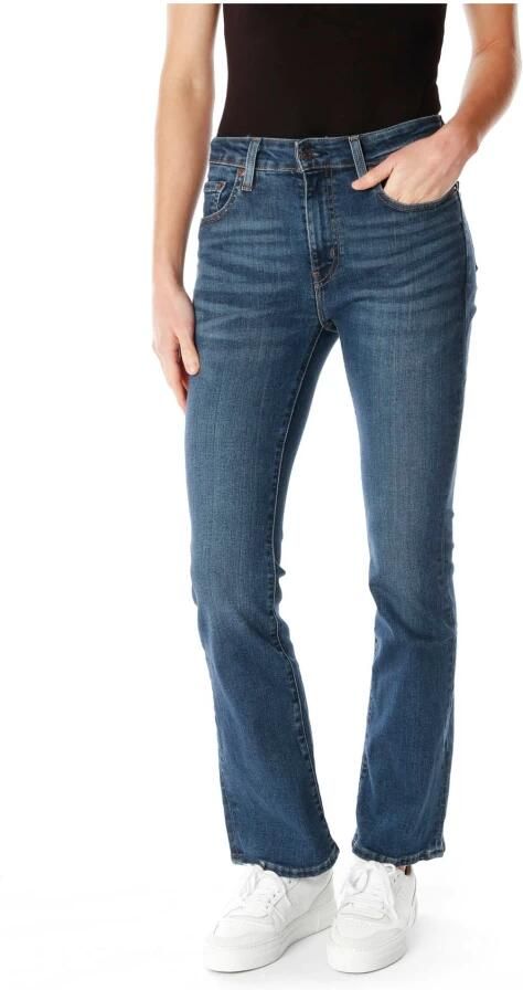 Levi's 725 high waist bootcut jeans dark blue denim - Foto 20