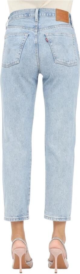 Levi's 7 8 jeans 501 CROP met glinsterende details aan de zijnaad - Foto 10