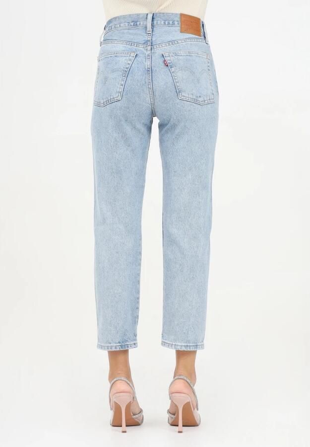 Levi's 7 8 jeans 501 CROP met glinsterende details aan de zijnaad - Foto 9
