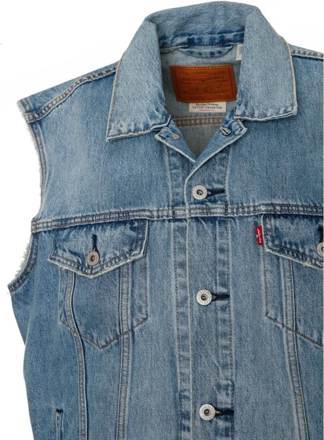 Levi's Blazer Levis A5789 0000 RELAXED TRUCKER VEST-KENTUCKY BLUE VEST - Foto 4