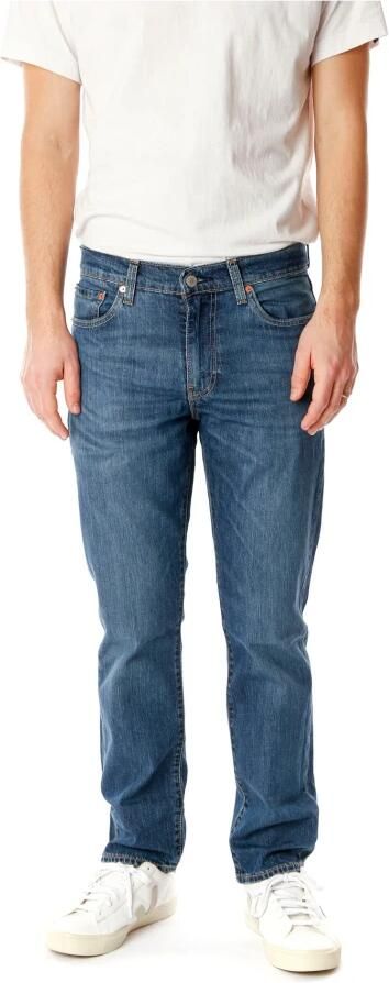 Levi's Slim Fit Blauwe Katoenen Jeans met Gewassen Effect Blue Heren - Foto 6