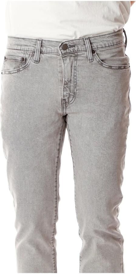 Levi's Slim Fit Blauwe Katoenen Jeans met Gewassen Effect Blue Heren