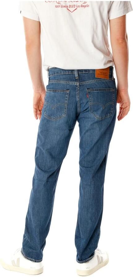 Levi's Slim Fit Blauwe Katoenen Jeans met Gewassen Effect Blue Heren - Foto 2