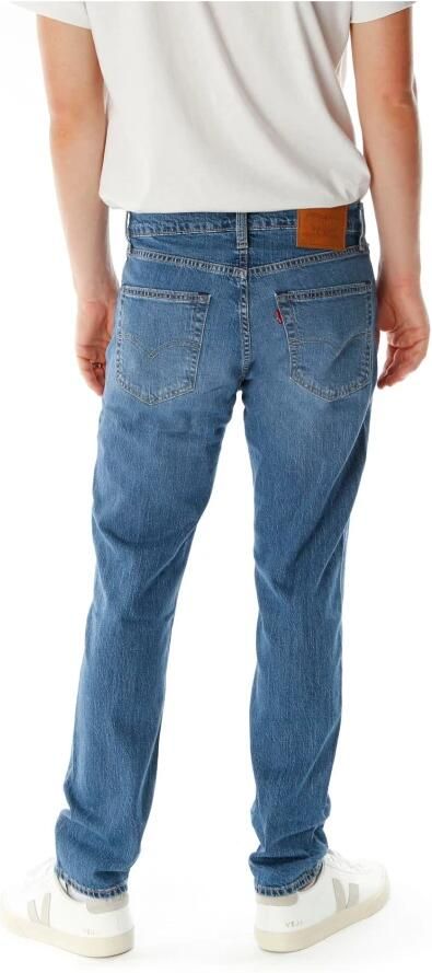 Levi's Blauwe effen jeans met ritssluiting en knoopsluiting Blue Heren - Foto 12