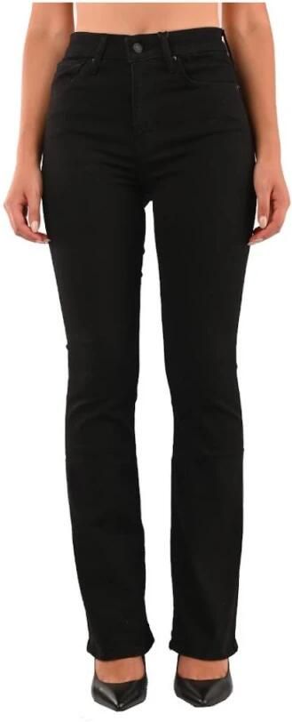 Levi's Zwarte Jeans Rechte Snit met Knoopsluiting Black Dames - Foto 8
