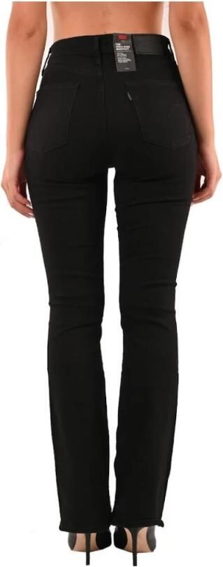 Levi's Zwarte Jeans Rechte Snit met Knoopsluiting Black Dames - Foto 10