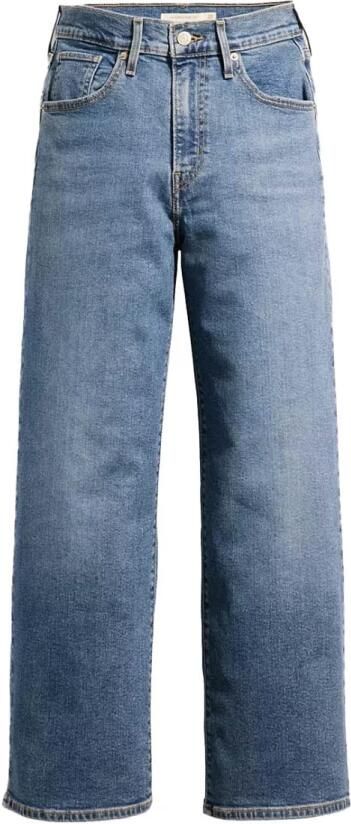 Levi's 300 High rise wide leg jeans met verkort model - Foto 4